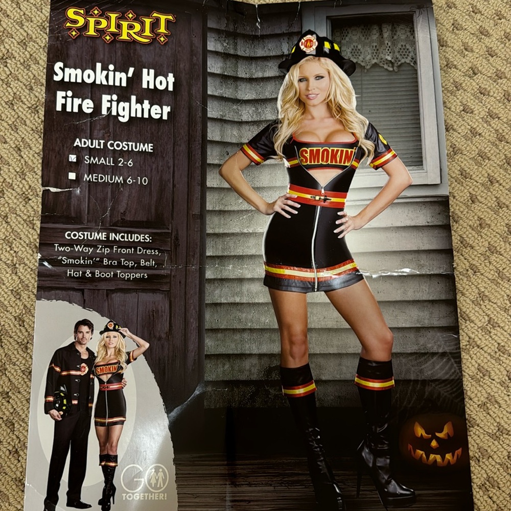 Fire fighter woman